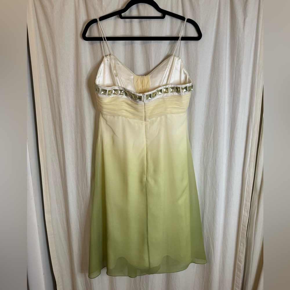 Badgley Mischka vintage embellished ombre Dress - Picture 2 of 7